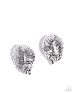 Paparazzi Jewelry Carnivale Confidence - Silver Earrings - Pure Elegance by Kym