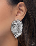 Paparazzi Jewelry Carnivale Confidence - Silver Earrings - Pure Elegance by Kym