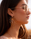 Paparazzi Jewelry Growing Garden - Gold Earrings - Pure Elegance by Kym
