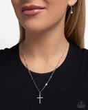 Paparazzi Jewelry Endless Faith - White Necklace - Pure Elegance by Kym