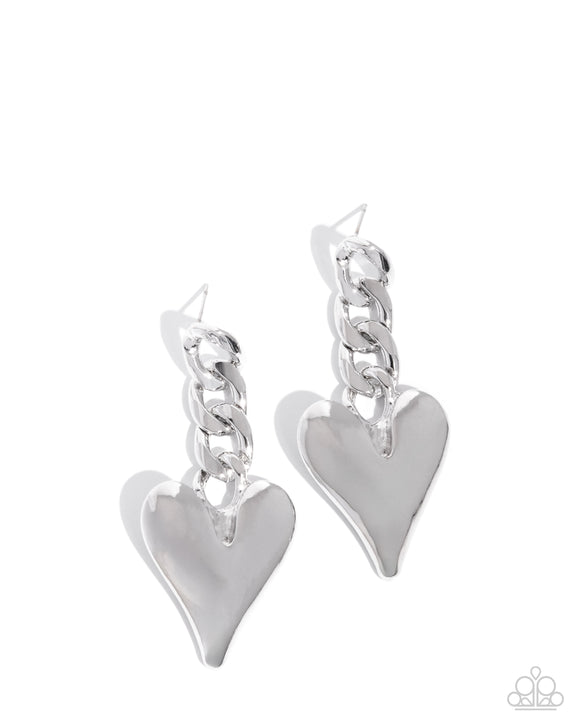 Paparazzi Jewelry Mechanic Match - Silver Earrings - Pure Elegance by Kym