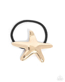 Paparazzi Jewelry Sleek Starfish - Gold Hair Clip - Pure Elegance by Kym
