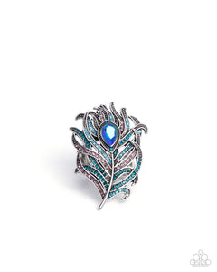 Paparazzi Jewelry Polished Peacock - Blue Ring - Pure Elegance by Kym