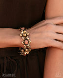 Paparazzi Jewelry Genuine Grounding - Orange Bracelet - Pure Elegance by Kym