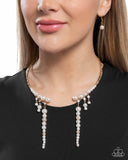 Paparazzi Jewelry Darling Decade - Gold Choker Necklace - Pure Elegance by Kym