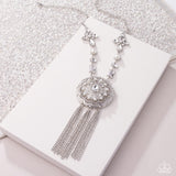 Paparazzi Jewelry Virtuous Venture - White Necklace  (LOP - May 2025) - Pure Elegance by Kym