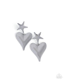 Paparazzi Jewelry Dynamic Disposition - Silver Earrings - Pure Elegance by Kym