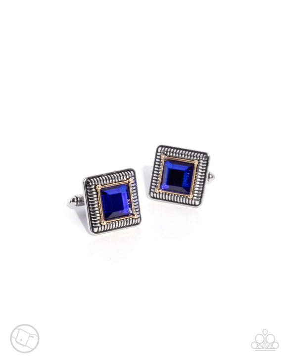 Collectors Cuff Links - Blue - Pure Elegance by Kym