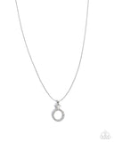 Paparazzi Jewelry Promise Ring - White Necklace - Pure Elegance by Kym