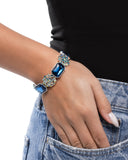 Paparazzi Jewelry Prismatic Profession - Blue Bracelet - Pure Elegance by Kym
