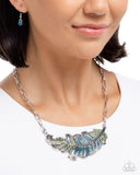 Paparazzi Jewelry Fancy Feather - Blue Necklace - Pure Elegance by Kym