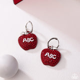 Paparazzi Jewelry Adorable ABCs - Red Earrings - Pure Elegance by Kym