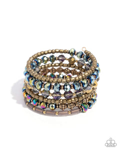 Paparazzi Jewelry Stacked Surprise - Multi Coil Bracelet (LOP - May 2025) - Pure Elegance by Kym