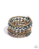 Paparazzi Jewelry Stacked Surprise - Multi Coil Bracelet (LOP - May 2025) - Pure Elegance by Kym