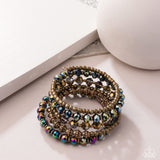 Paparazzi Jewelry Stacked Surprise - Multi Coil Bracelet (LOP - May 2025) - Pure Elegance by Kym