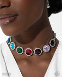 Paparazzi Jewelry Royal Palette - Multi Choker Necklace - Pure Elegance by Kym