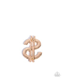Paparazzi Jewelry Raking in the Bling - Gold Brooch - Pure Elegance by Kym