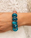 Paparazzi Jewelry Bright Broadcast - Blue Bracelet