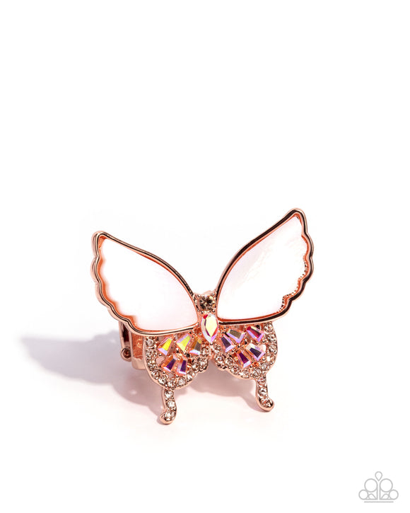 Paparazzi Jewelry Butterfly Benefit - Copper Ring - Pure Elegance by Kym