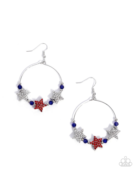 Paparazzi Jewelry Country Countdown - Multi Earrings - Pure Elegance by Kym