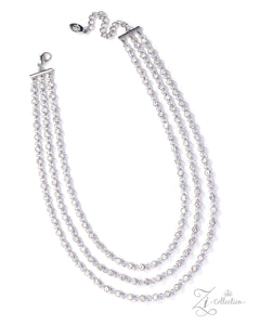 Paparazzi Jewelry Demure - White 2025 Signature Zi Collection Necklace - Pure Elegance by Kym