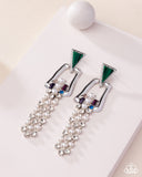 Paparazzi Jewelry Ravishing Reputation - Green Earrings - Pure Elegance by Kym