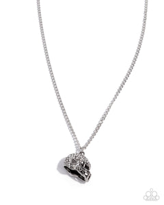 Paparazzi Jewelry Quarterback Chic - White Necklace - Pure Elegance by Kym
