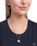 Paparazzi Jewelry Quarterback Chic - White Necklace - Pure Elegance by Kym