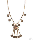 Paparazzi Jewelry Ornate Organization - Orange Necklace - Pure Elegance by Kym