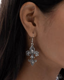 Paparazzi Jewelry Fancy Fleur-De-Lis - Silver Earrings - Pure Elegance by Kym