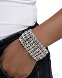 Paparazzi Jewelry Exuberant Elegance - White Bracelet - Pure Elegance by Kym