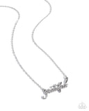 Paparazzi Jewelry Grateful for You - Silver Necklace - Pure Elegance by Kym