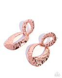 Paparazzi Jewelry Mesmerizing Mash-Up - Copper Earrings