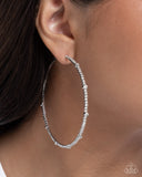 Paparazzi Jewelry Sensational Squares - White Earrings - Pure Elegance by Kym