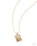 Paparazzi Jewelry Dazzling Discord - Gold Necklace