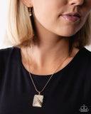 Paparazzi Jewelry Dazzling Discord - Gold Necklace