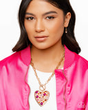 Paparazzi Jewelry Circulated Chic - Pink Necklace