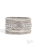 Paparazzi Jewelry Dynamic Debut - White 2026 Zi Bracelet