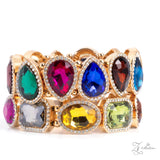 Paparazzi Jewelry Ruling Radiance - Multi Bracelet - Pure Elegance by Kym