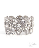Paparazzi Jewelry Elaborate Enchantment - White Zi 2026 Bracelet - Pure Elegance by Kym