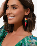 Paparazzi Jewelry Pampered Parrot - Red Earring
