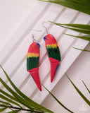 Paparazzi Jewelry Pampered Parrot - Red Earring