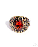 Paparazzi Jewelry Spotted Season - Brass Ring