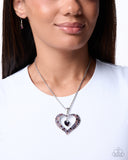 Paparazzi Jewelry Cupid Connection - Purple Necklace