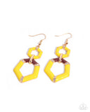Paparazzi Jewelry Real Report - Yellow Earring