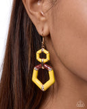 Paparazzi Jewelry Real Report - Yellow Earring