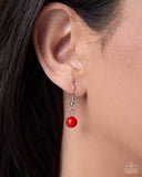 Paparazzi Jewelry Tailored Timeline - Red Necklace