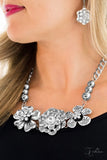 Paparazzi Jewelry Zi Collection Abloom 2017 - White Necklace - Pure Elegance by Kym