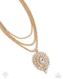 Paparazzi Jewelry Adorably Administrative - Gold Necklace - Pure Elegance by Kym