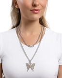 Paparazzi Jewelry Aerial Arrangement - White Necklace - Pure Elegance by Kym